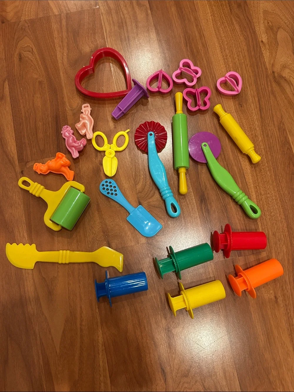 Colorful Kids Play Dough Tool Set — 22 tools